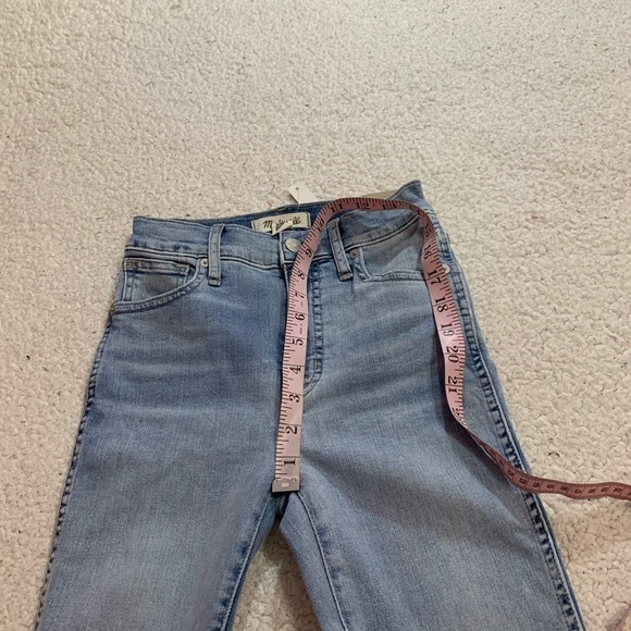 Madewell 10” wheeler high rise skinny jeans light - Picture 4 of 8